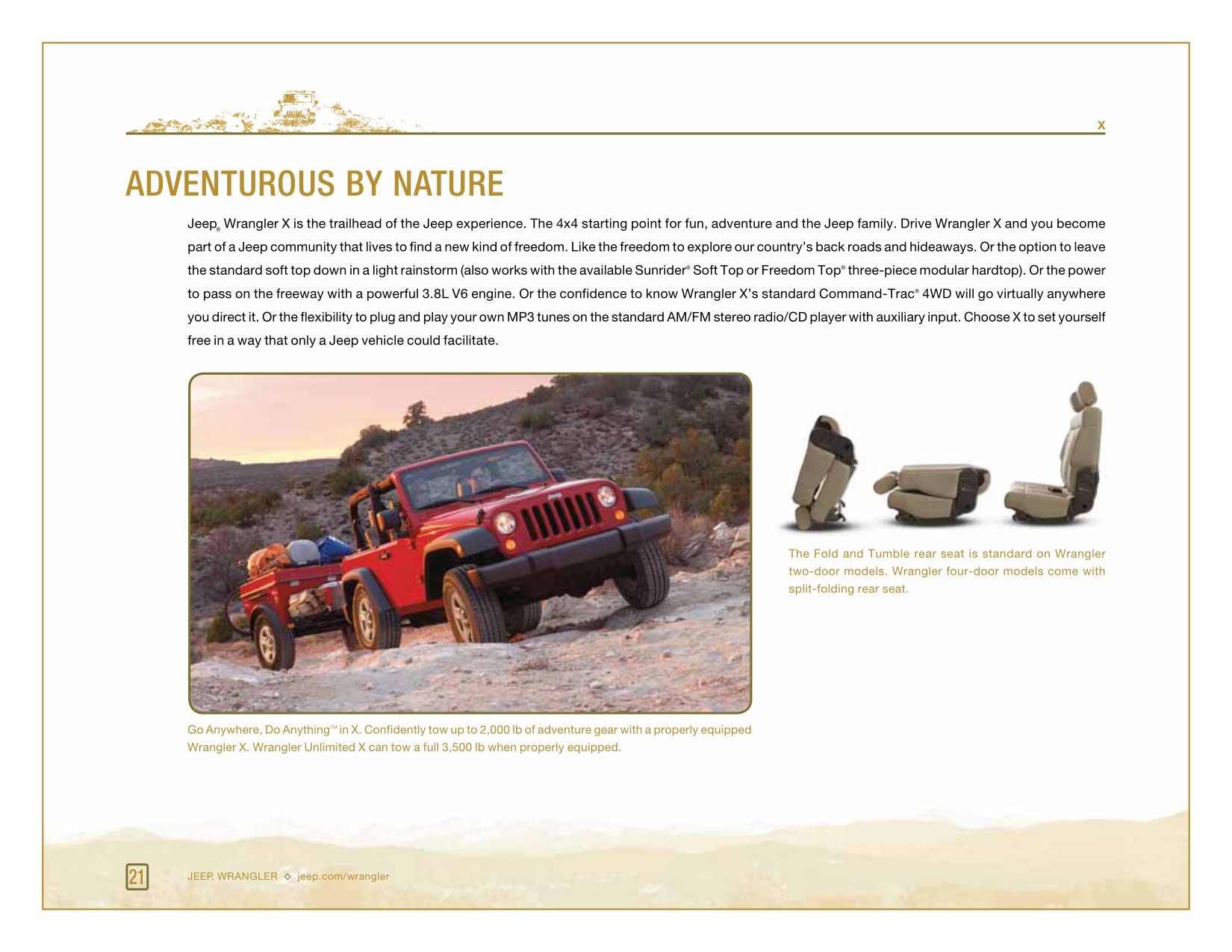 2008 Jeep Wrangler Brochure Page 15